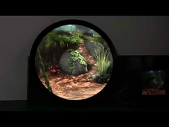 Rundes Touchscreen-LCD-AIO-Display