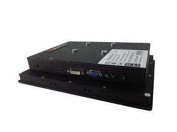 IP65 Front Panel Sunlight Readable LCD Monitor VGA / DVI / HDMI Input