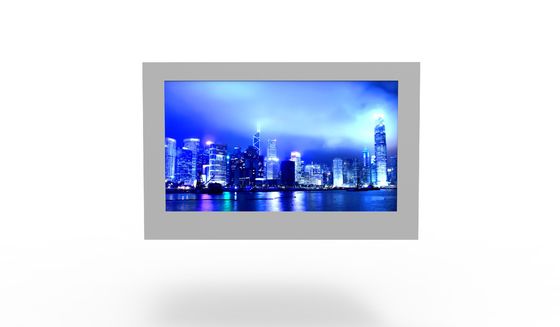 Industrielle Outdoor-LCD-Touchscreen-Monitor 86 ′′ Wandmontiertes Display mit hoher Helligkeit und optischer Verbindung