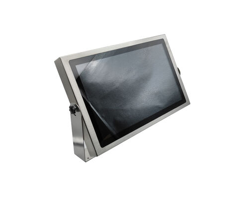 15.6" IP69K Stainless Steel Yoke-Mount VESA mount Waterproof Panel PC Industrial Rugged Touchscreen Computer for Harsh Environments