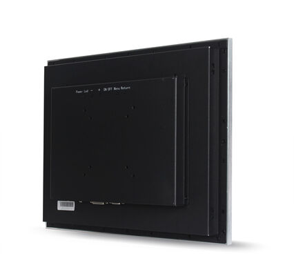 19" Stainless Steel Front Bezel Industrial Touch Screen Monitor Industrial Grade Display for kiosk, Automation and Control Systems