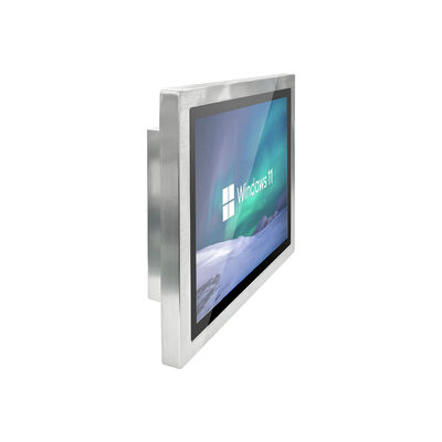 21.5" IP69K Panel PC Stainless Steel Yoke Mount Waterproof Panel PC industrial touch screen computer
