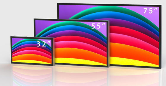 PCAP Touch Frameless Lcd Display OLED IP67 Waterproof Anti Reflective